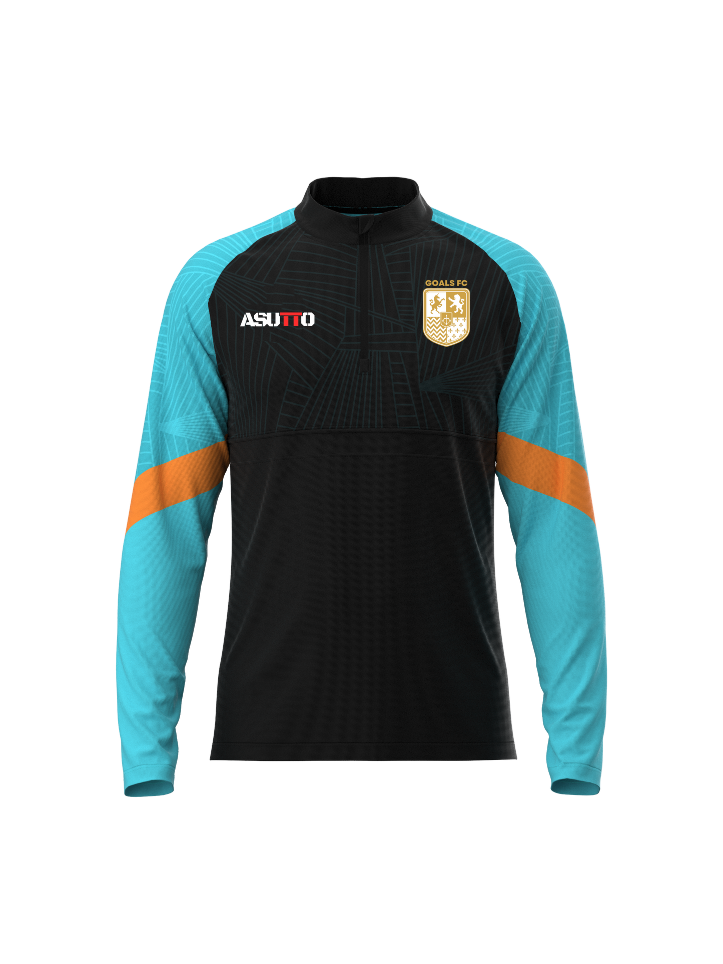 DNA ATHLETE Custom Team Quarter Zip Jumper – Personalized Name & Number, Premium Sportswear-ASTE56-12