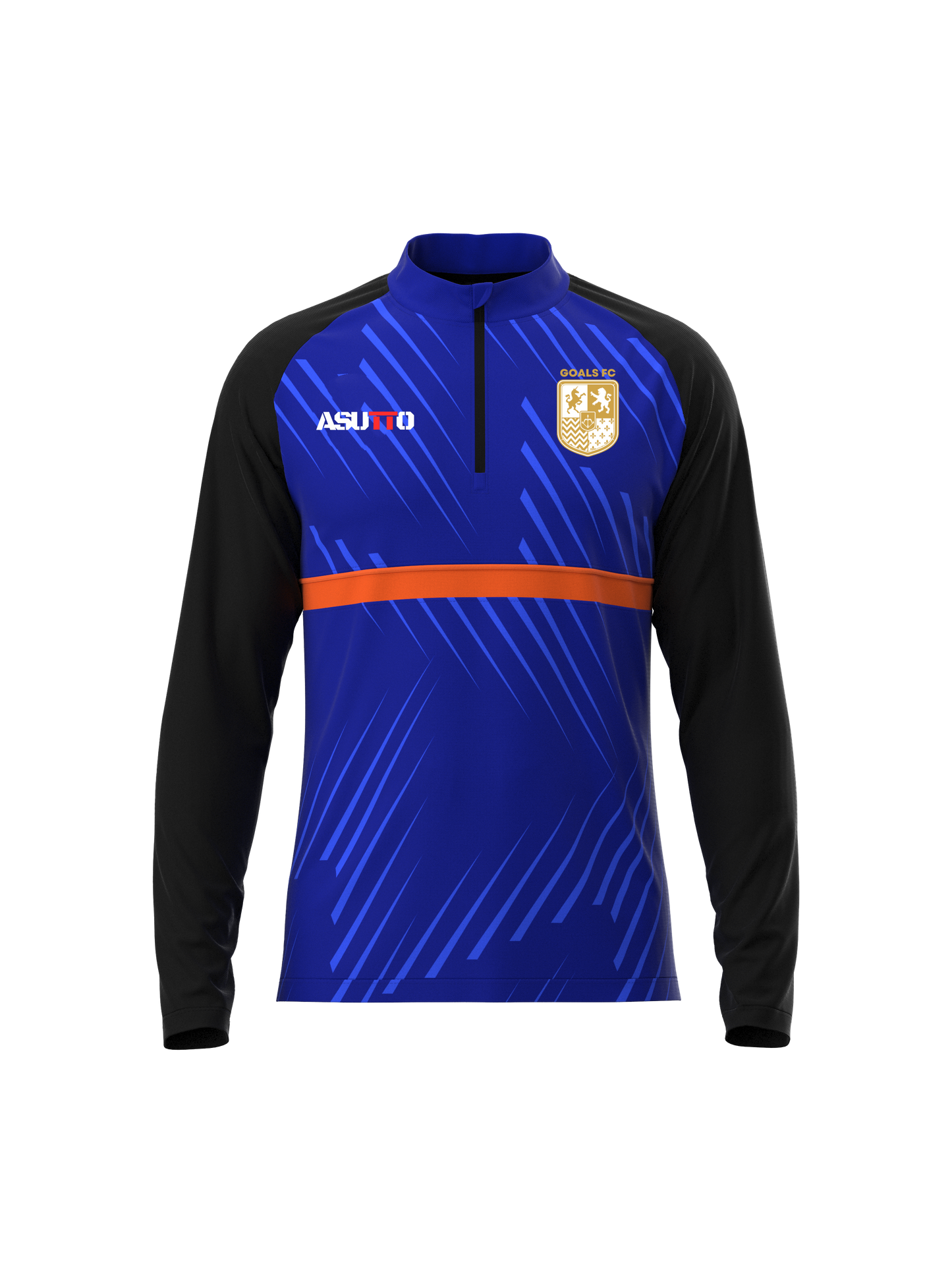 DNA ATHLETE Custom Team Quarter Zip Jumper – Personalized Name & Number, Premium Sportswear-ASTE56-13