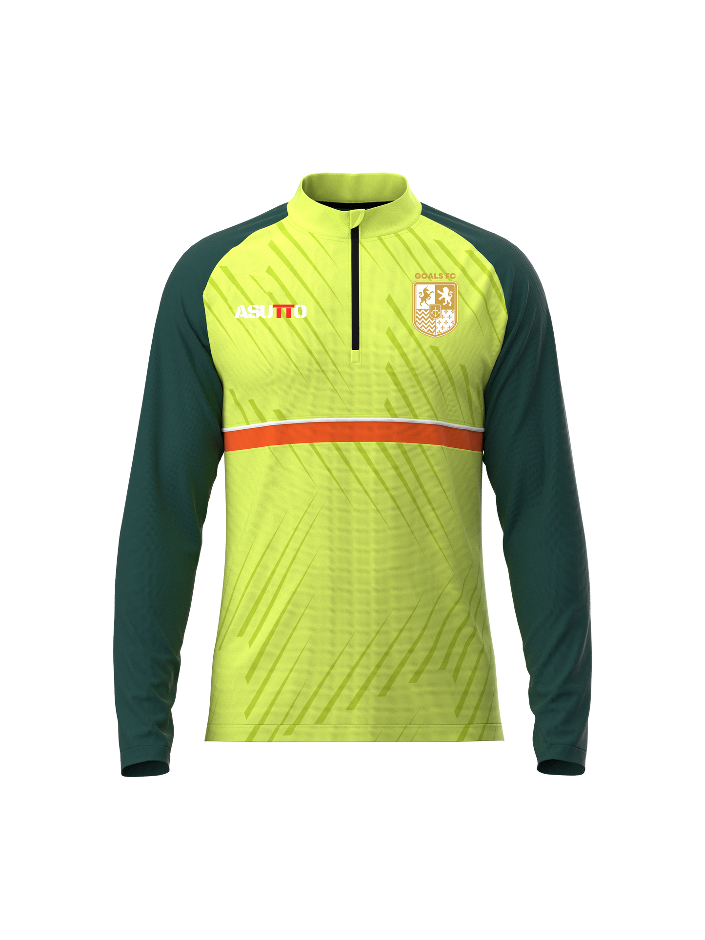 DNA ATHLETE Custom Team Quarter Zip Jumper – Personalized Name & Number, Premium Sportswear-ASTE56-14