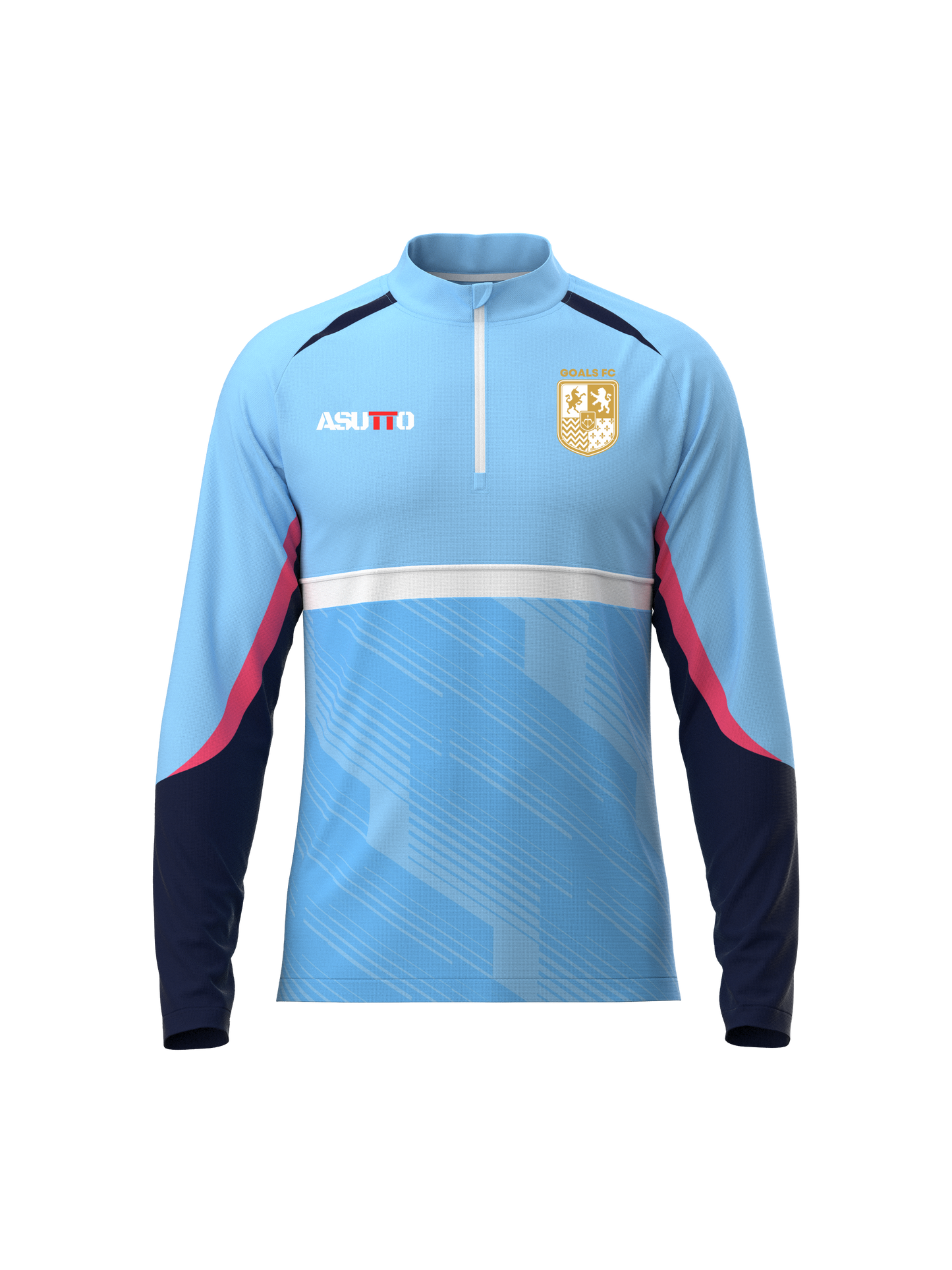 DNA ATHLETE Custom Team Quarter Zip Jumper – Personalized Name & Number, Premium Sportswear-ASTE56-8